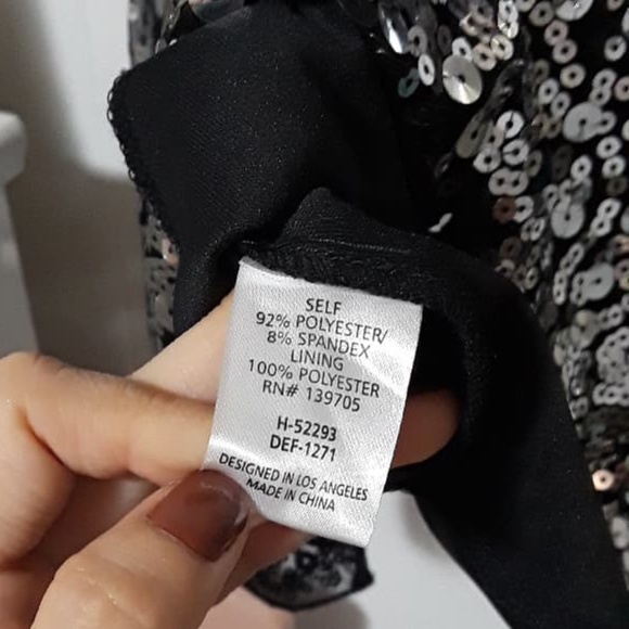 Emerald Sundae Black Sleeveless Dress Size 9 - Picture 7 of 8